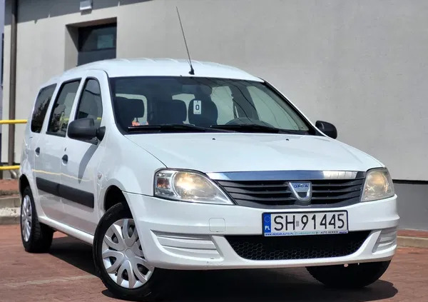 śląskie Dacia Logan cena 8700 przebieg: 299700, rok produkcji 2012 z Nowe Warpno